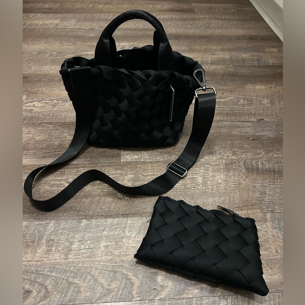 NWT Naghedi Small Tangier Tote - Onyx Black